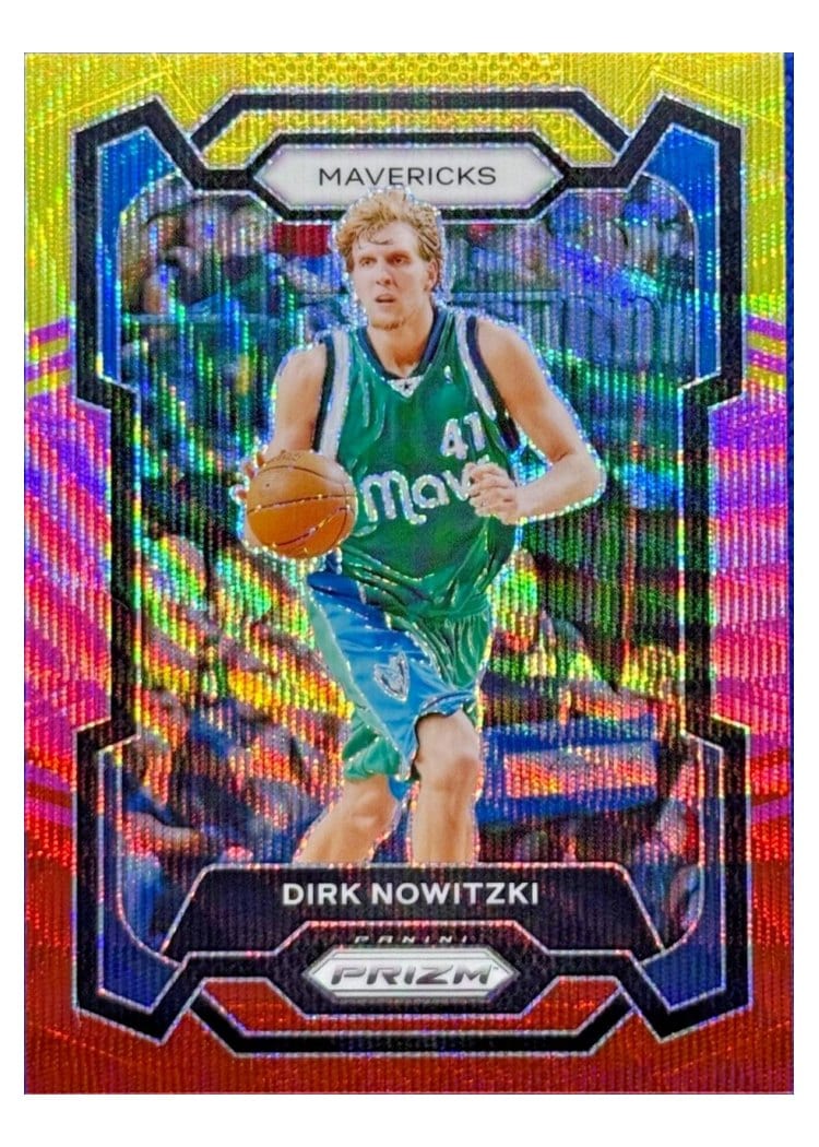 2023-24 Panini Prizm Base Set Dirk Nowitzki #187 card