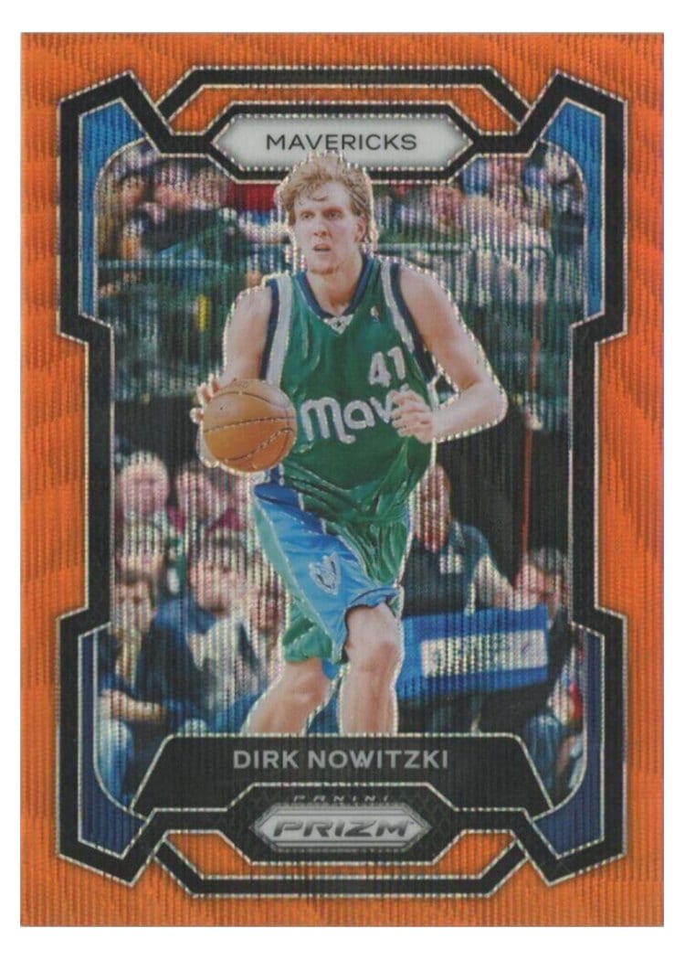 2023-24 Panini Prizm Base Set Dirk Nowitzki #187 card