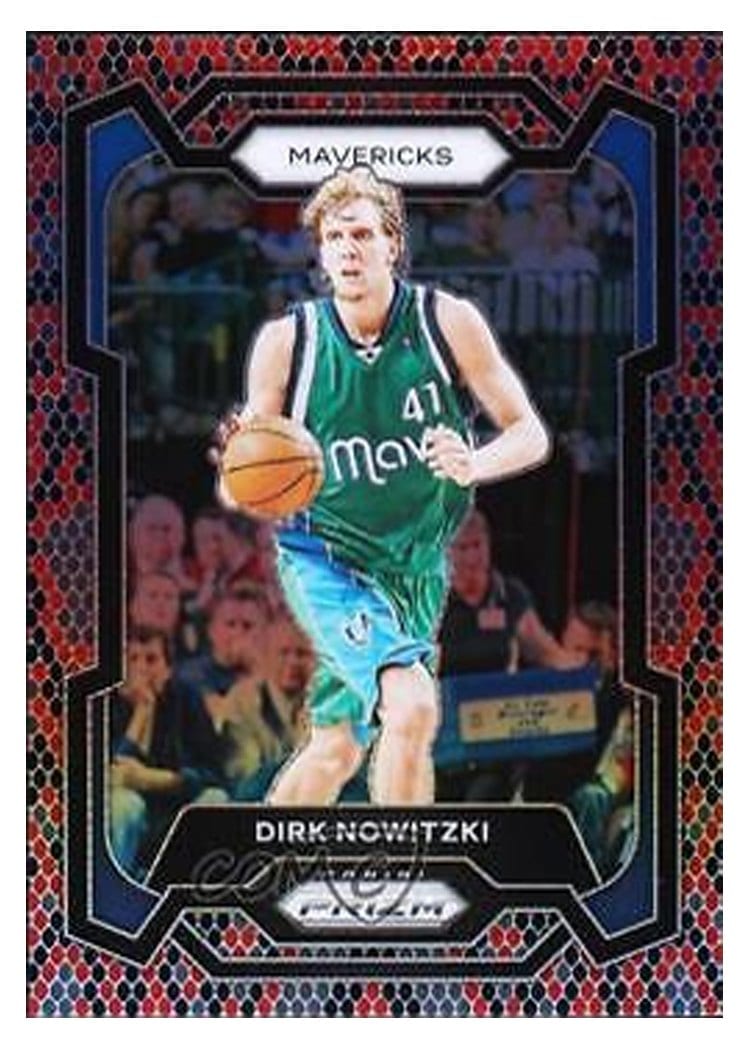 2023-24 Panini Prizm Base Set Dirk Nowitzki #187 card