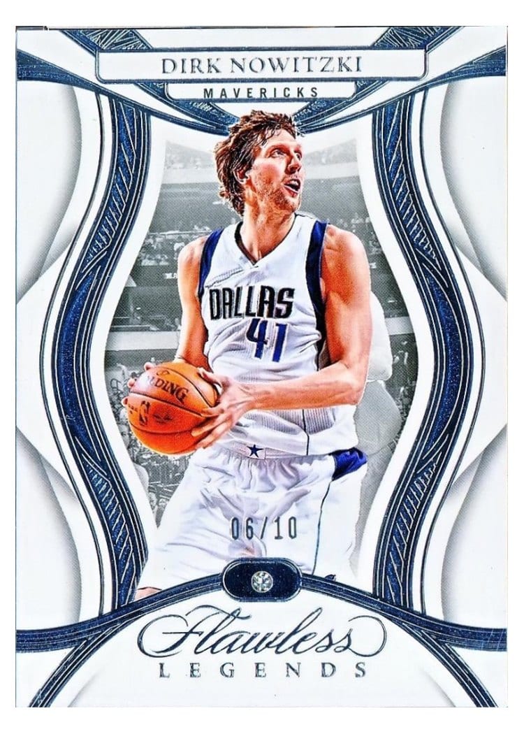 2024-25 Panini Flawless Base Gems Dirk Nowitzki #110 card