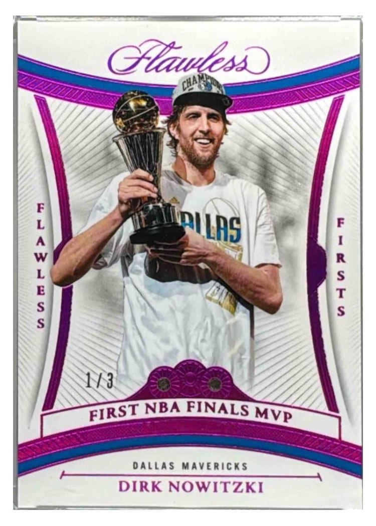2024-25 Panini Flawless Base Gems Dirk Nowitzki #155 card