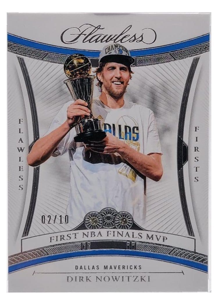2024-25 Panini Flawless Base Gems Dirk Nowitzki #155 card