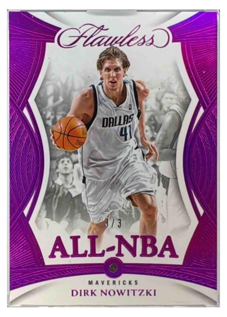 2024-25 Panini Flawless Base Gems Dirk Nowitzki #199 card