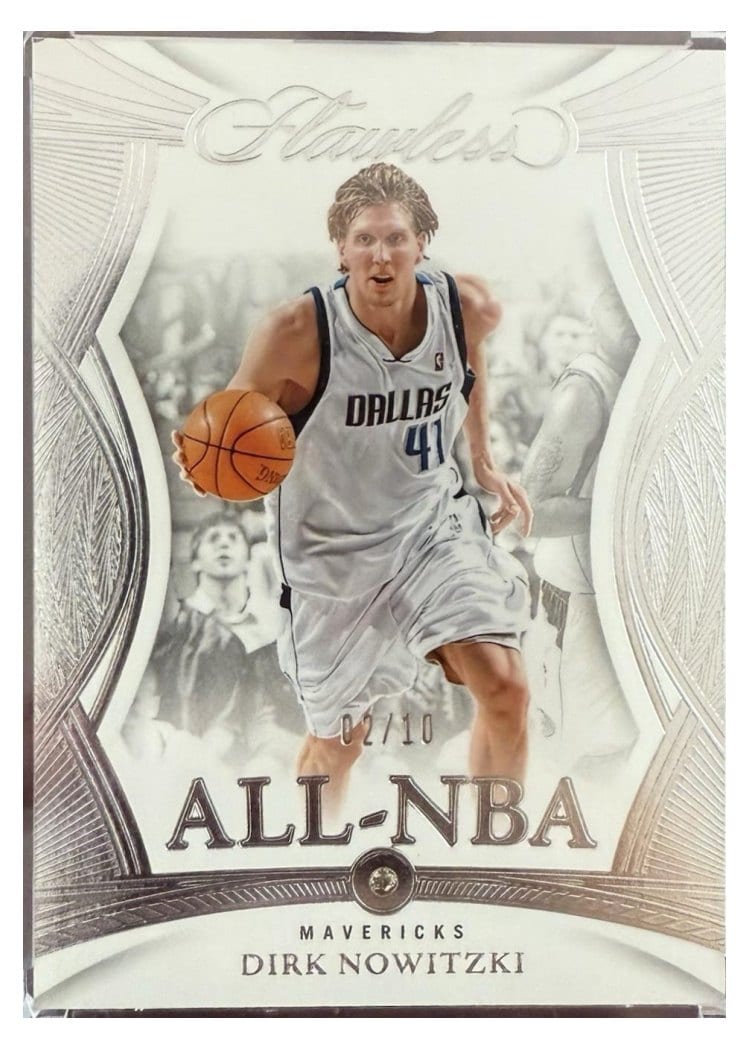 2024-25 Panini Flawless Base Gems Dirk Nowitzki #199 card