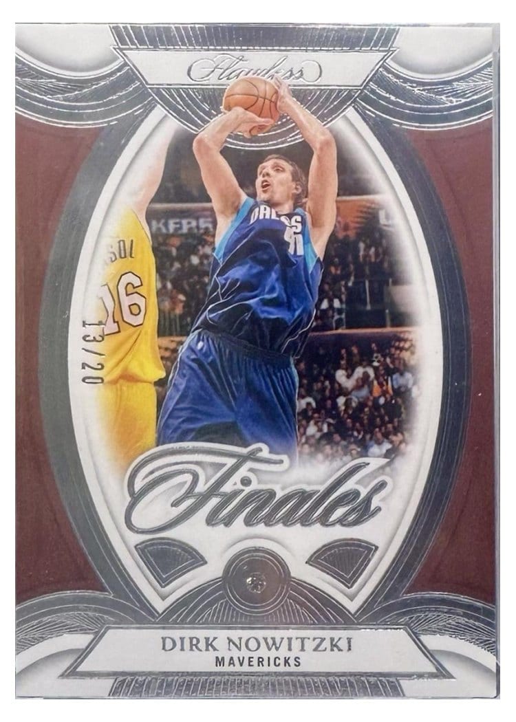 2024-25 Panini Flawless Base Gems Dirk Nowitzki #98 card