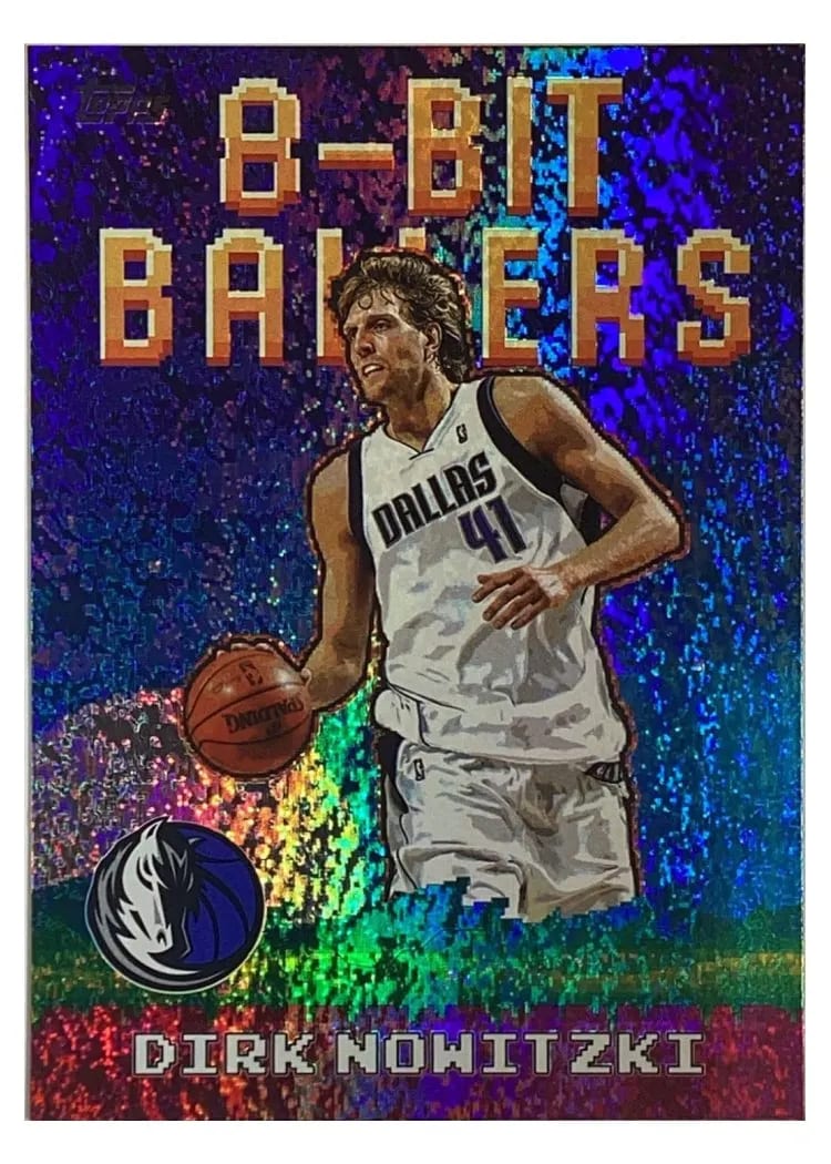 2024-25 Panini Flawless Larry O'Brien Trophy Gems Dirk Nowitzki #8 card