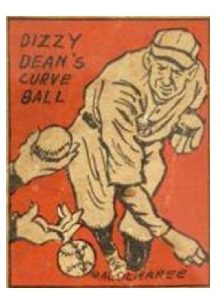 1935 Schutter Johnson Dizzy Dean #31 card