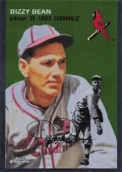 2023 Topps Chrome Platinum Anniversary Base Set Dizzy Dean #418 card