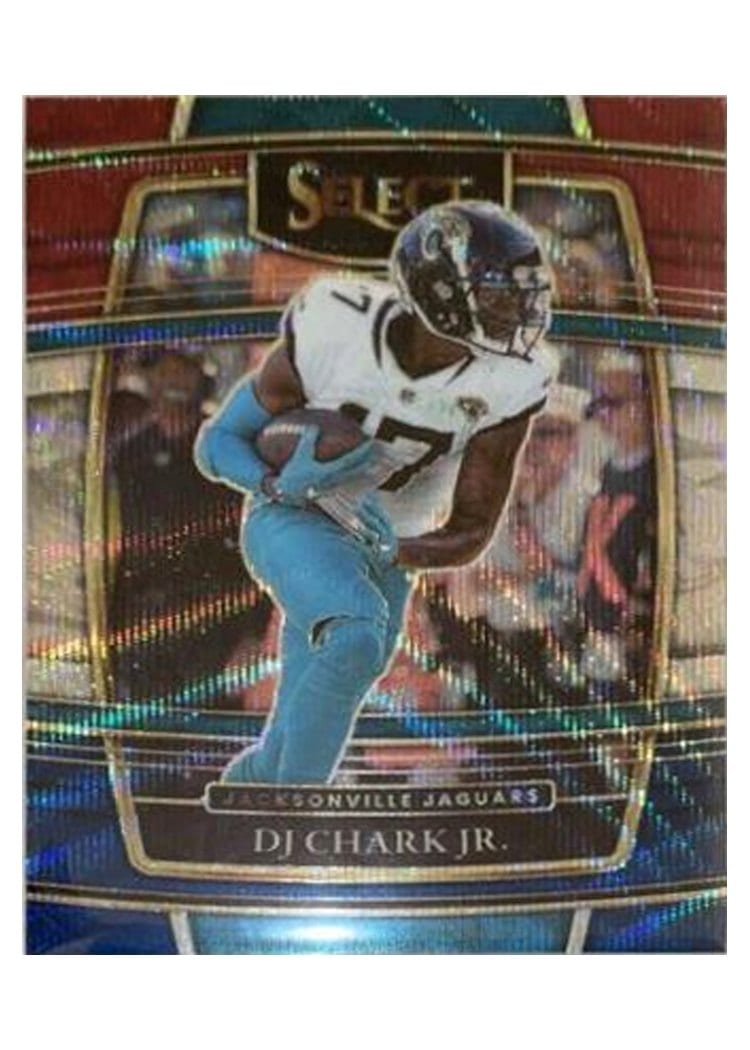 2021 Panini Select Base Set DJ Chark Jr Tri Color #17 card