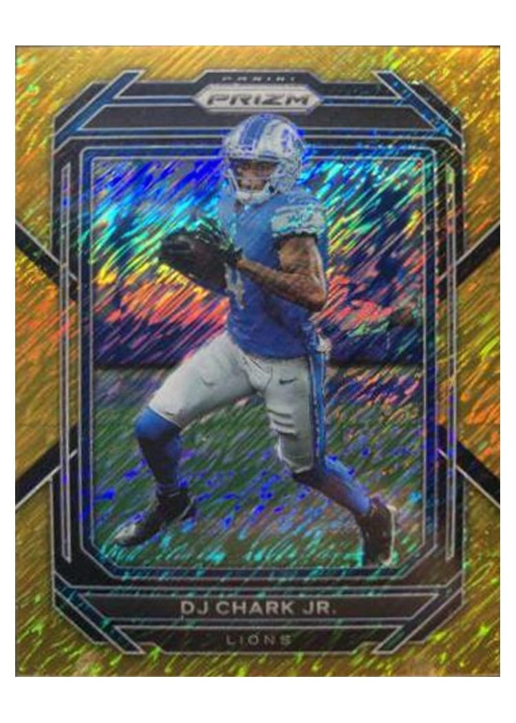 2022 Panini Prizm Base Set DJ Chark Jr. Gold Shimmer #99 card