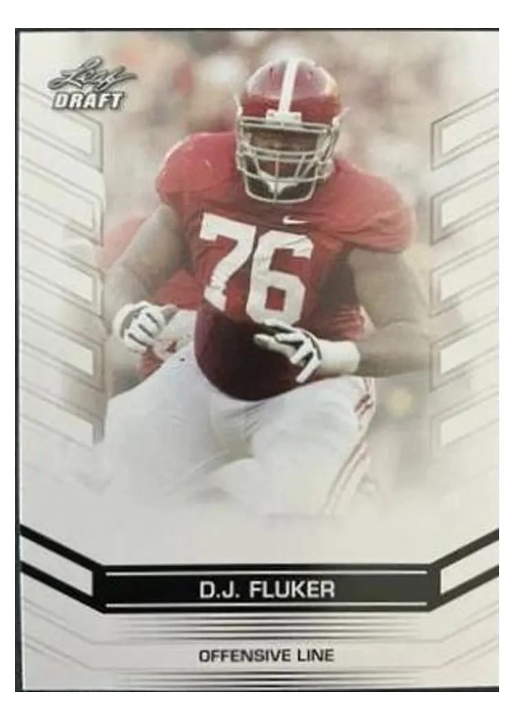 2013 Leaf Draft DJ Fluker #86 card