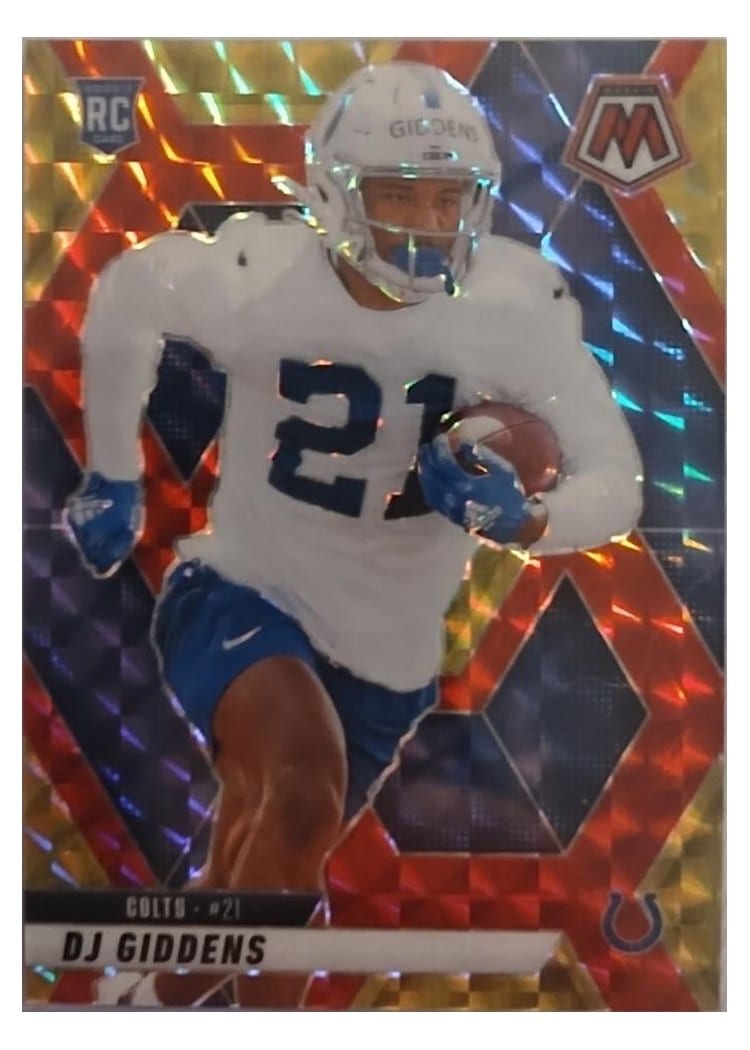 2025 Panini Mosaic Base Set DJ Giddens #350 card