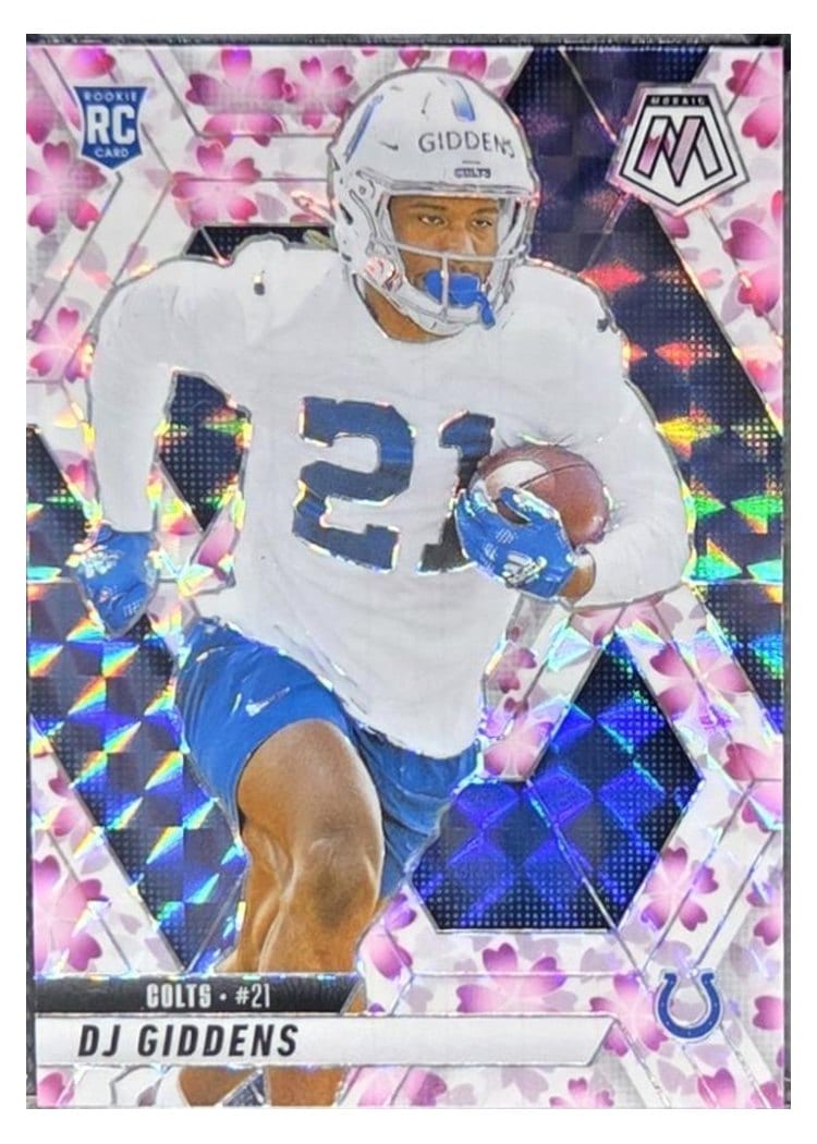 2025 Panini Mosaic Base Set DJ Giddens Choice Cherry Blossom #350