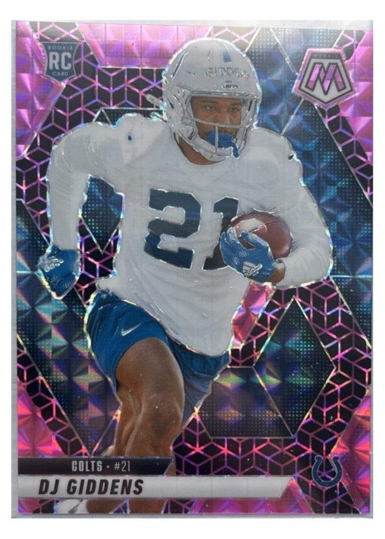 2025 Panini Mosaic Base Set DJ Giddens Pink Spectris #350