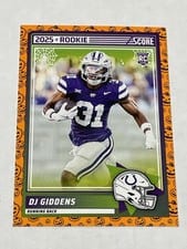 2025 Score-A-Treat Base Rookies Pumpkin DJ Giddens #95 card