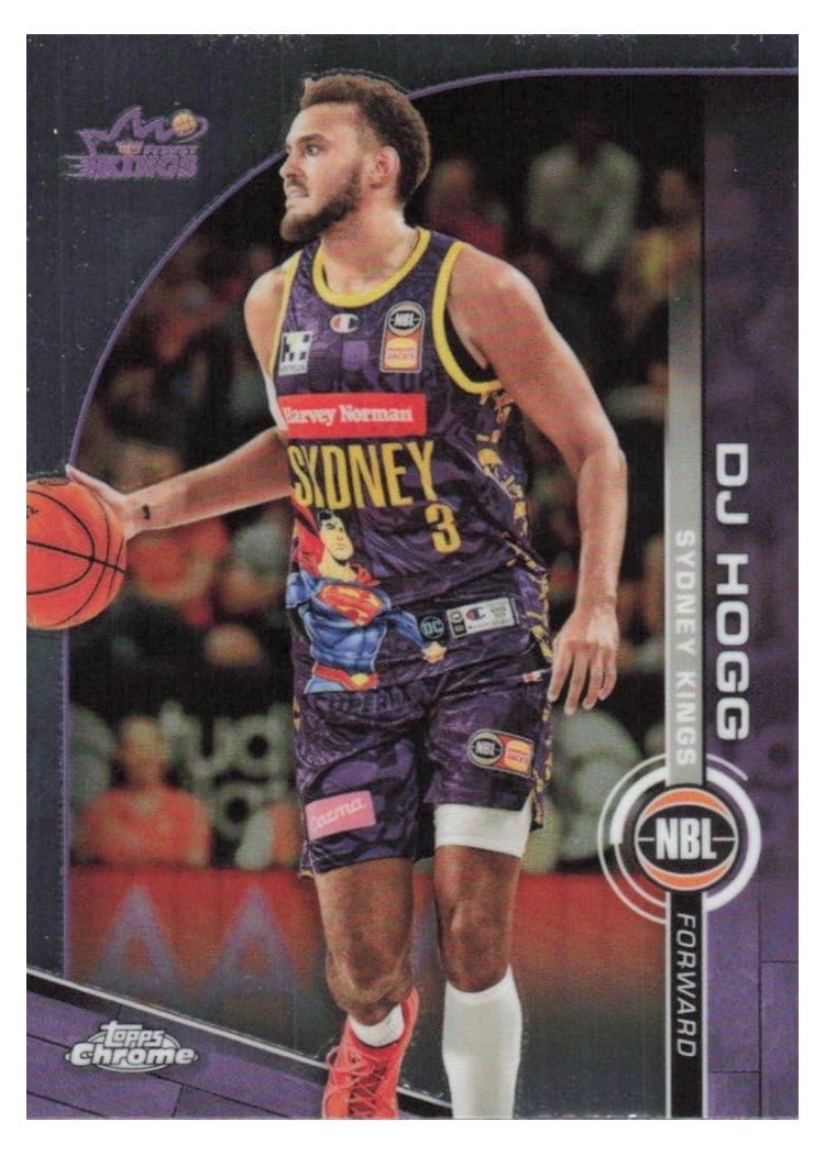 2023-24 Topps Chrome NBL Base Set DJ Hogg #84 card