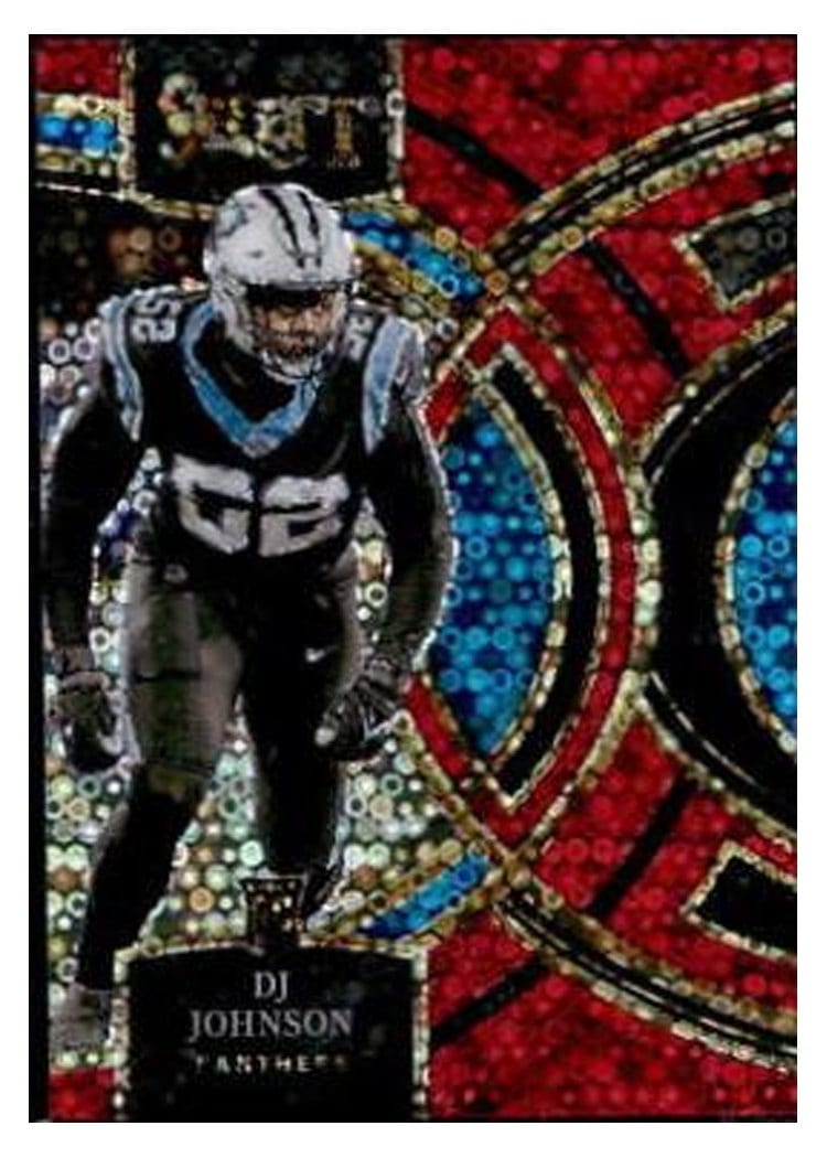 2023 Panini Select Base Set DJ Johnson Disco Red Prizm #143 card
