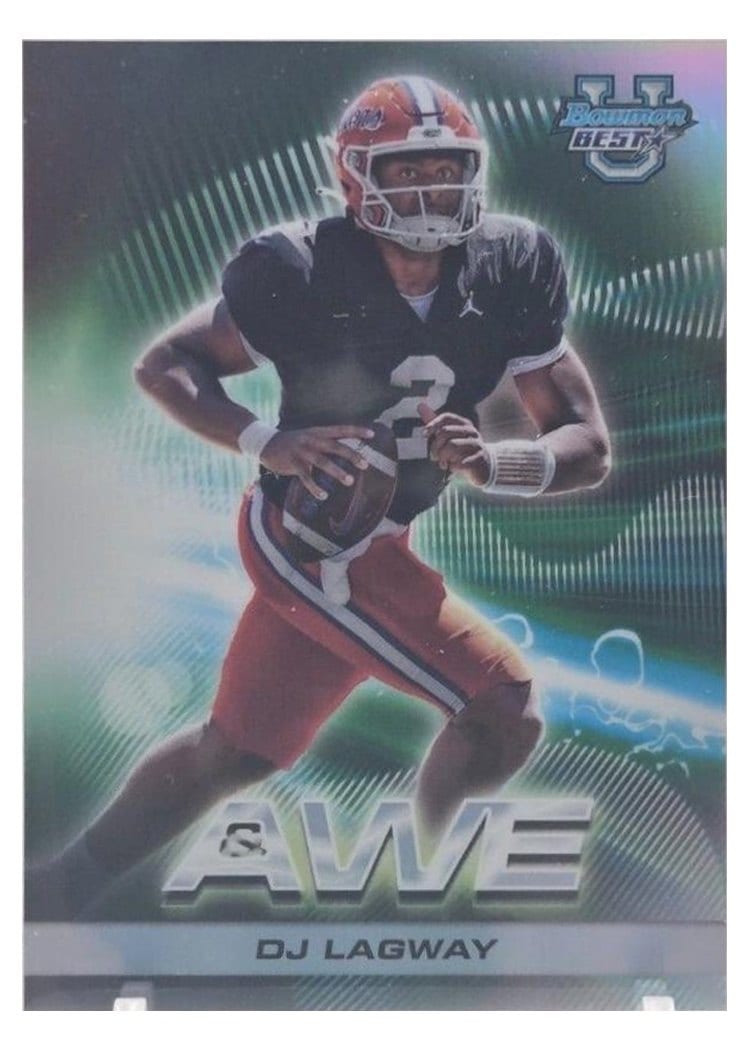 2024 Bowman University Best Shock & Awe Set DJ Lagway #SA-3 card