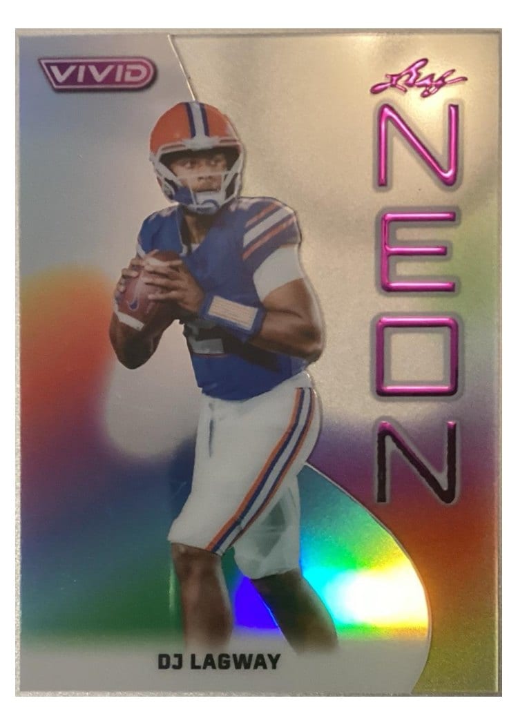 2025 Leaf Vivid Neon DJ Lagway #NB-17 card