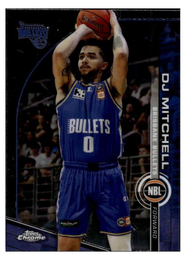 2023-24 Topps Chrome NBL Base Set DJ Mitchell #12 card