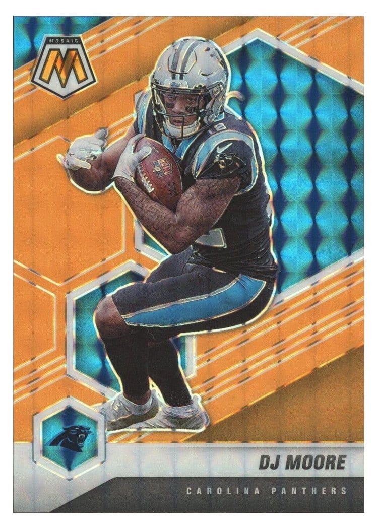 2021 Panini Mosaic Base Set DJ Moore #33 card