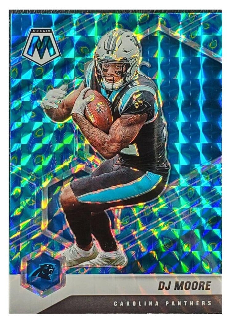 2021 Panini Mosaic Base Set DJ Moore #33 card