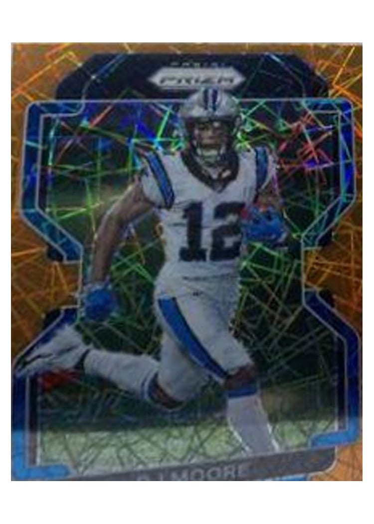 2021 Panini Prizm Base Set DJ Moore Orange Lazer Prizm #311 card
