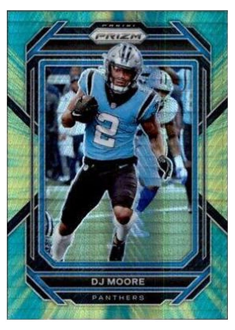 2022 Panini Prizm Base Set DJ Moore #41 card