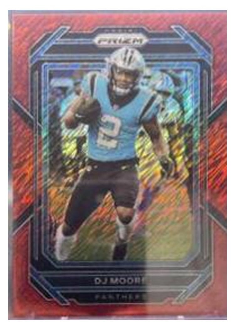 2022 Panini Prizm Base Set DJ Moore #41 card