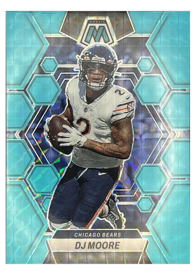 2023 Panini Mosaic Base Set DJ Moore #34 card