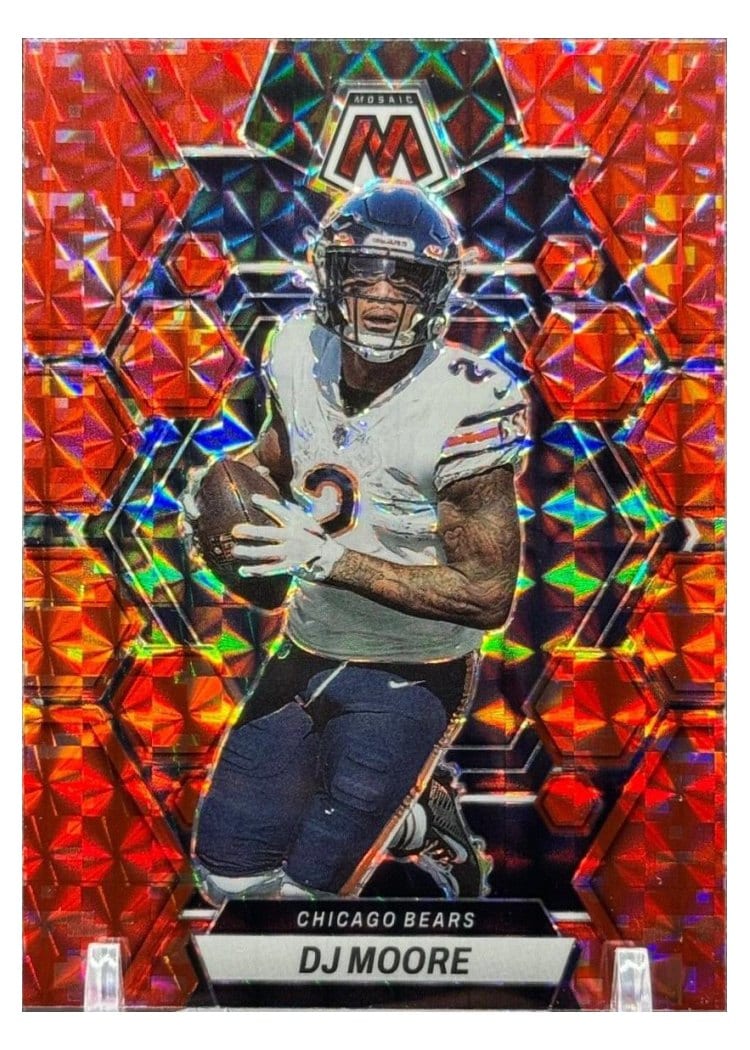 2023 Panini Mosaic Base Set DJ Moore #34 card