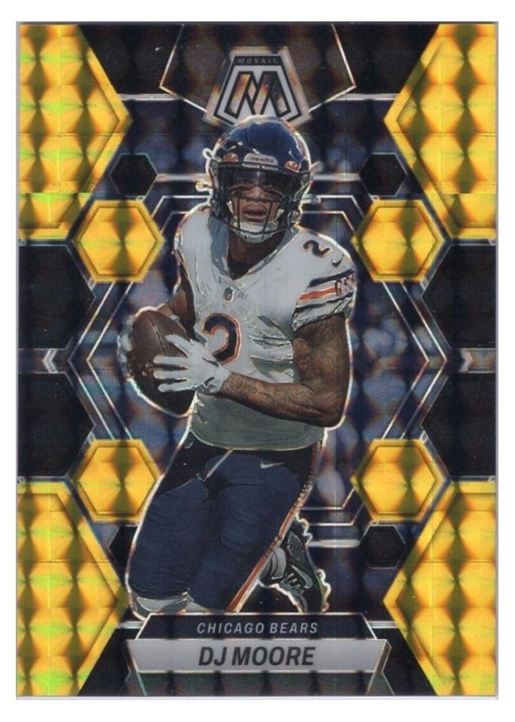 2023 Panini Mosaic Base Set DJ Moore #34 card