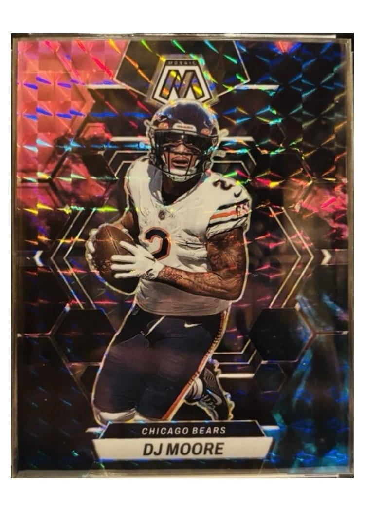 2023 Panini Mosaic Base Set DJ Moore #34 card