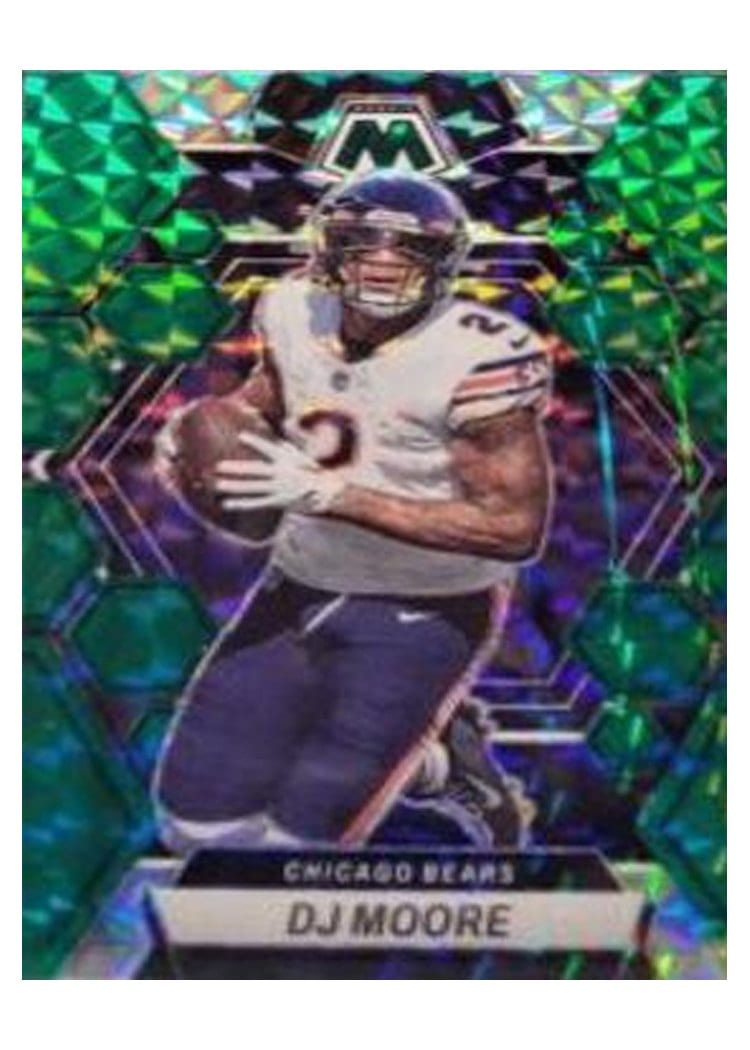 2023 Panini Mosaic Base Set DJ Moore Green #34 card
