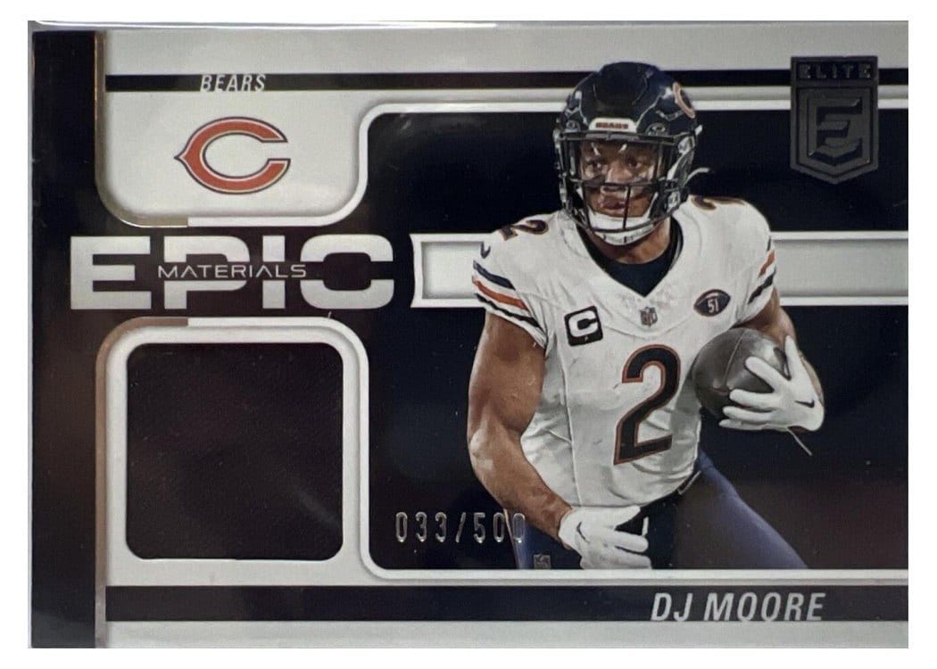 2024 Donruss Elite Epic Materials DJ Moore #EMA-DMO card