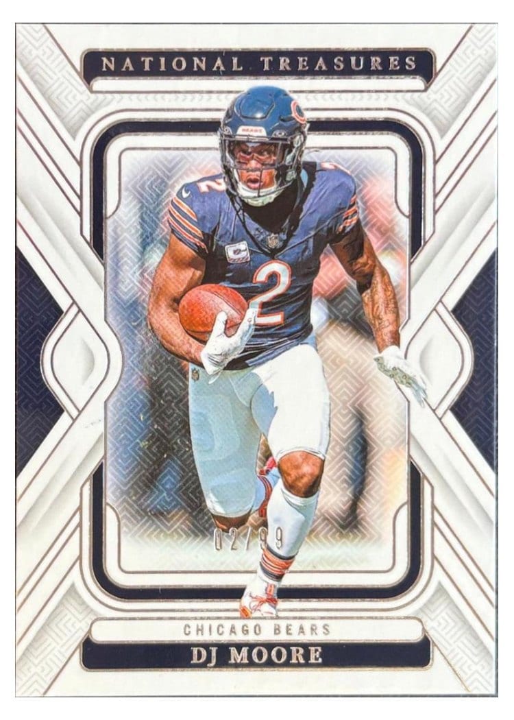 2024 Panini National Treasures Base Set DJ Moore #16 card