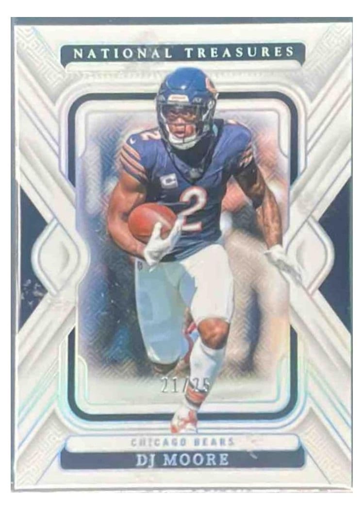 2024 Panini National Treasures Base Set DJ Moore #16 card