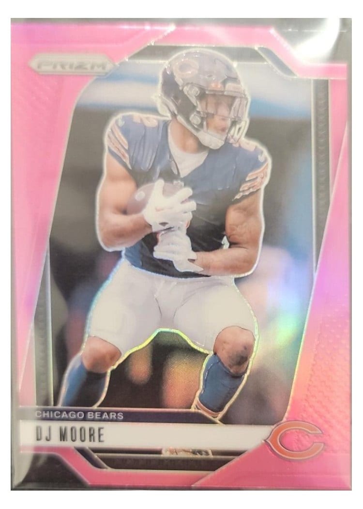 2024 Panini Prizm Base Set DJ Moore Pink #48 card