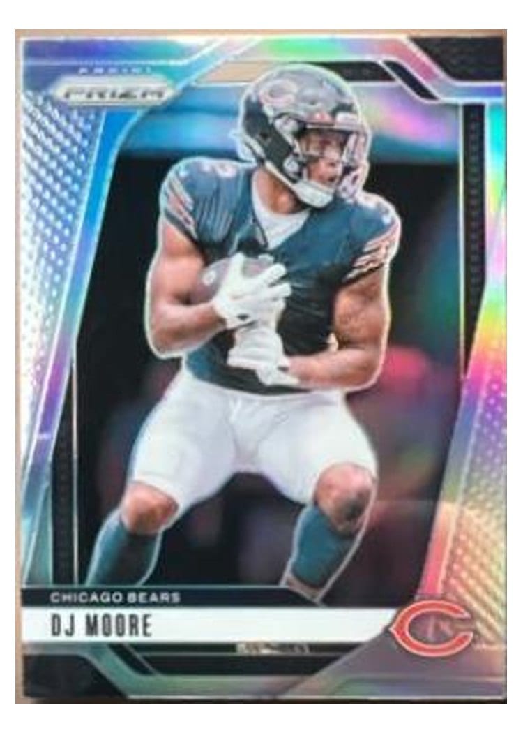 2024 Panini Prizm Base Set DJ Moore Silver #48 card