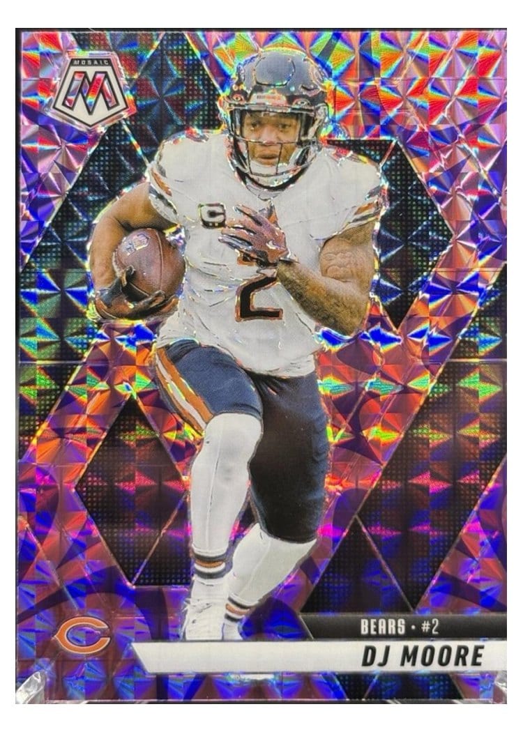 2025 Panini Mosaic DJ Moore #180 card