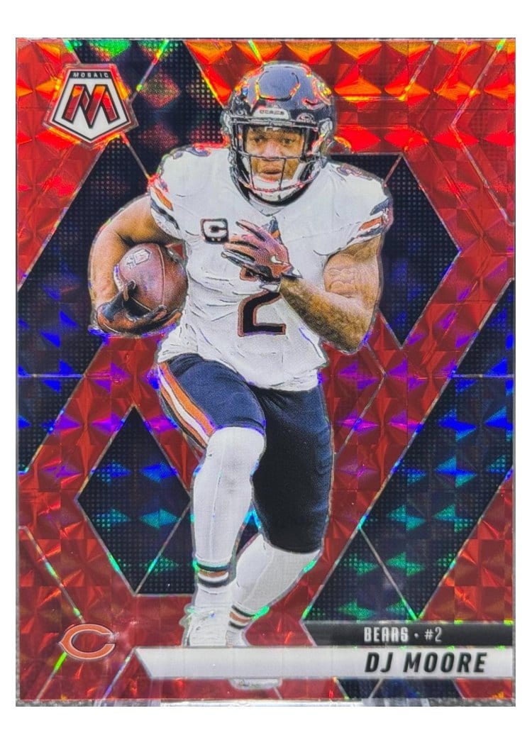 2025 Panini Mosaic DJ Moore #180 card