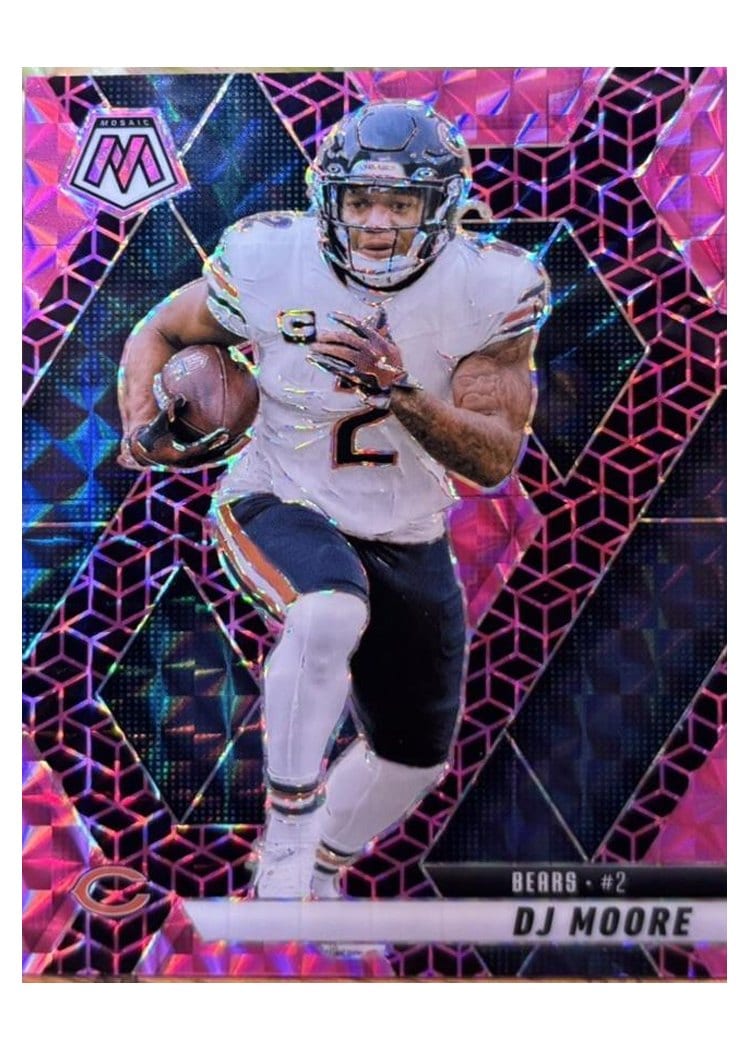 2025 Panini Mosaic DJ Moore #180 card