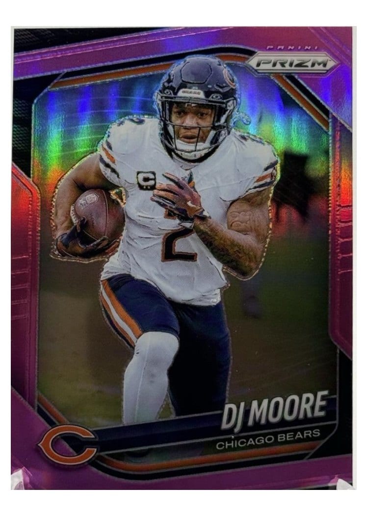 2025 Panini Prizm Base Set DJ Moore #92 card