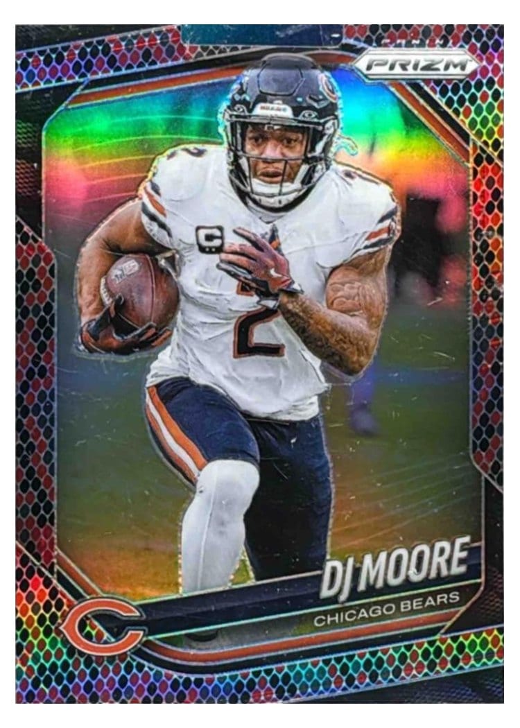 2025 Panini Prizm Base Set DJ Moore #92 card