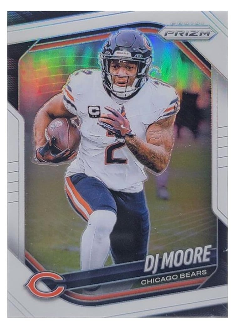 2025 Panini Prizm Base Set DJ Moore #92 card