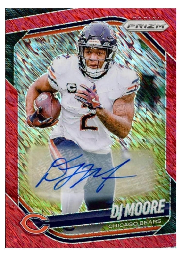 2025 Panini Prizm Base Set DJ Moore #92 card