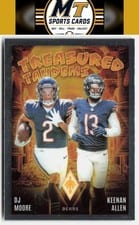 2024 Panini Phoenix Treasured Tandems DJ Moore / Keenan Allen #TT-CHI card