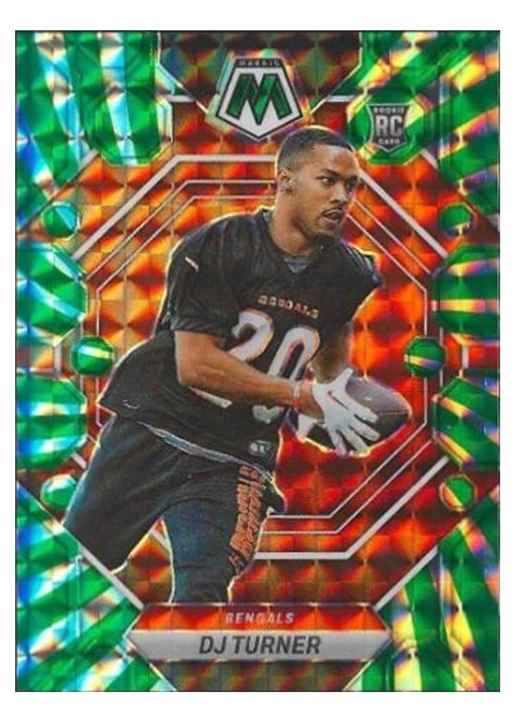 2023 Panini Mosaic Base Set DJ Turner Green Swirl #315