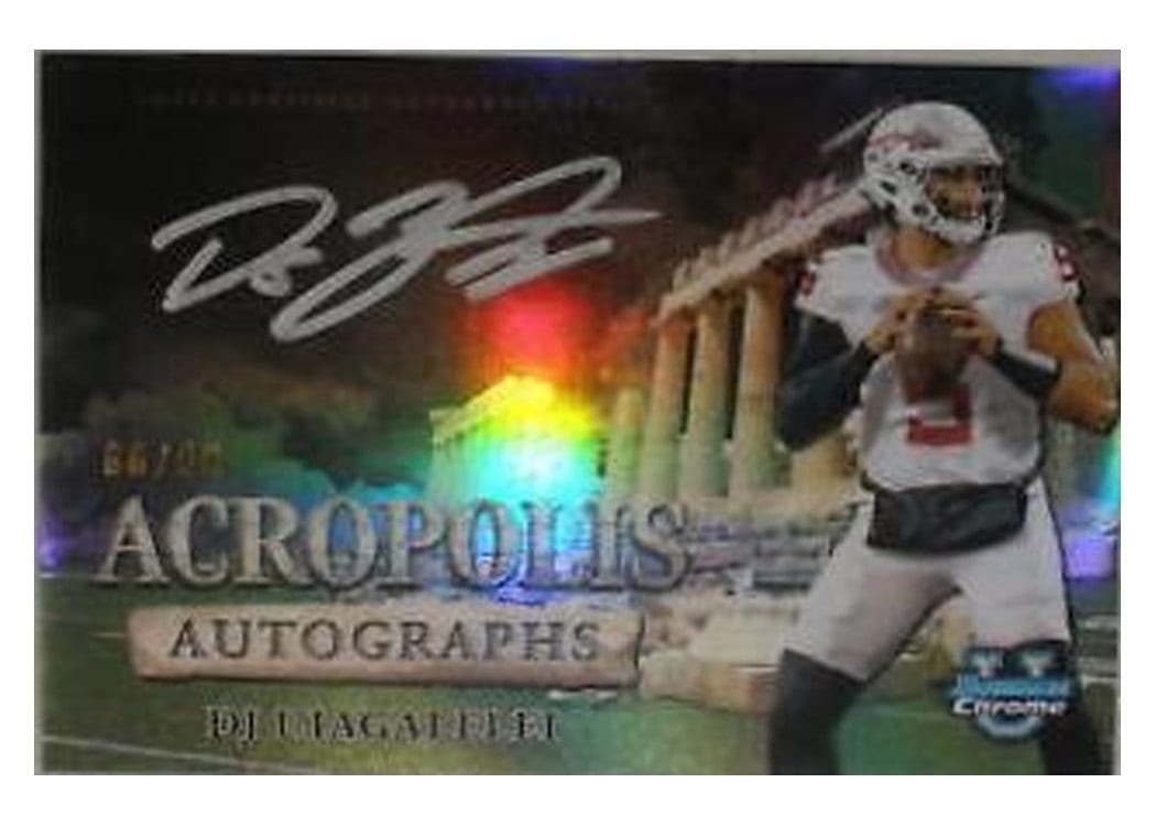 2024 Bowman University Chrome Acropolis Autographs Set DJ Uiagalelei #AA-DU card