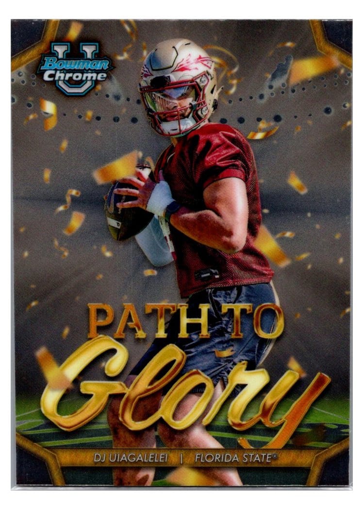 2024 Bowman University Chrome Path to Glory Set DJ Uiagalelei #PG-10 card
